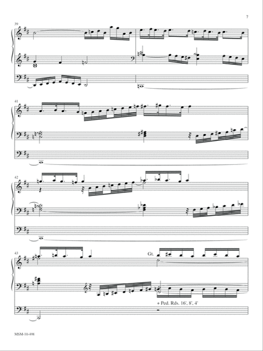 Suite Organ scores gallery preview page 5