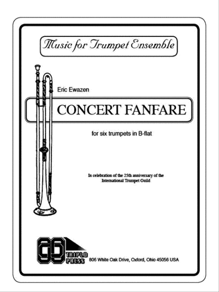 Concert Fanfare Concert Fanfare Small Ensemble scores gallery preview page 1