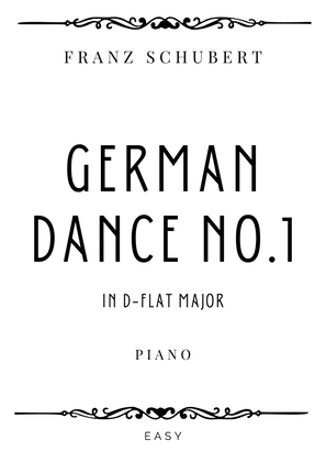 Book cover for Schubert - German Dance No. 1 in D-flat Major - Easy