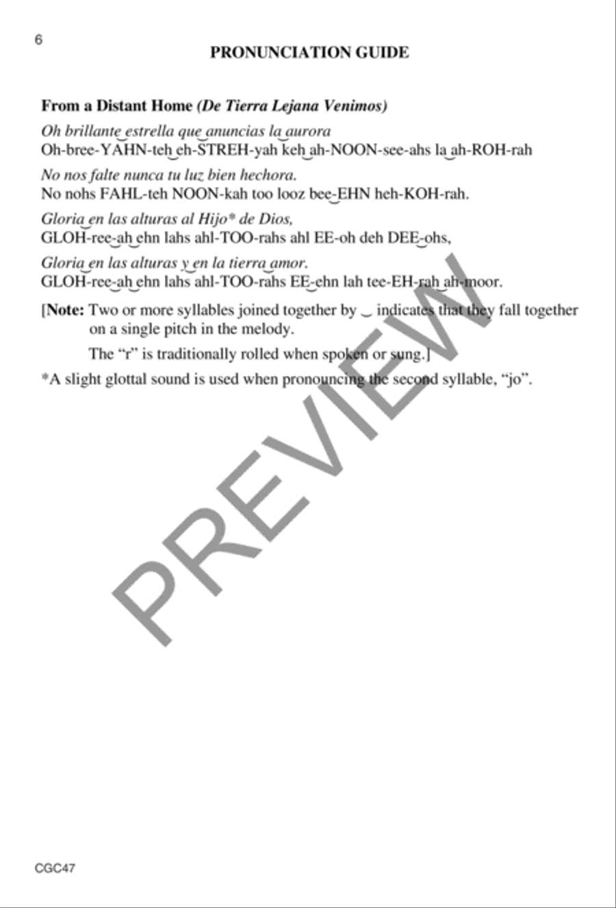 Light of the World (Full Score) Unison Choir scores gallery preview page 7