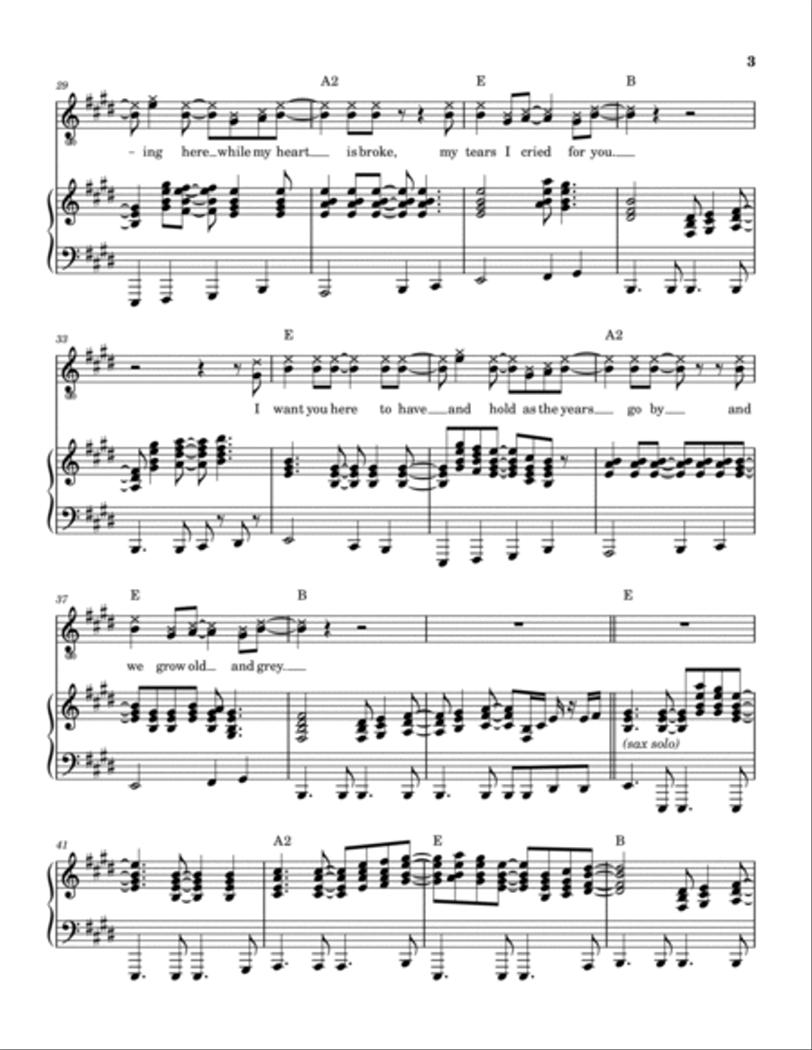 Photograph Photograph Piano, Vocal, Guitar scores gallery preview page 4
