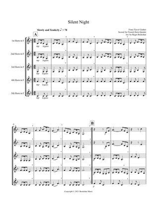 Silent Night (Bb) (French Horn Quintet)