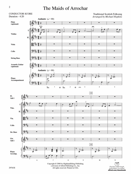 The Maids of Arrochar (score only) image number null