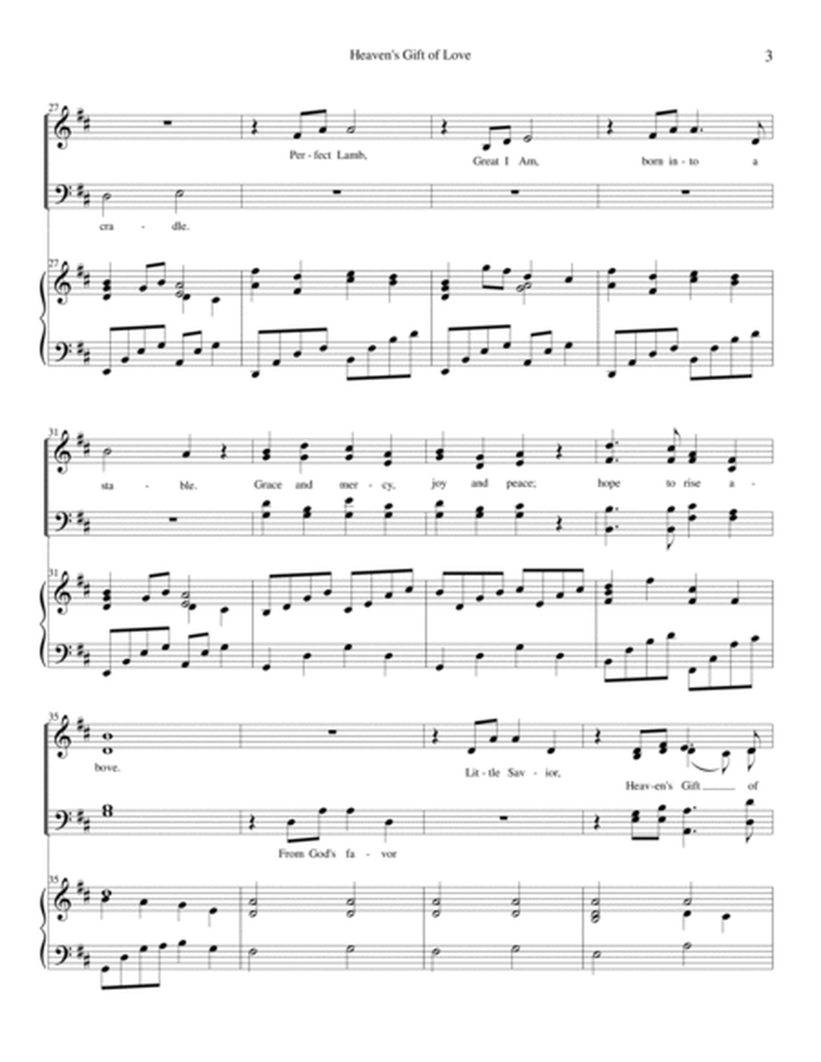 Heaven's Gift of Love (SATB anthem) image number null
