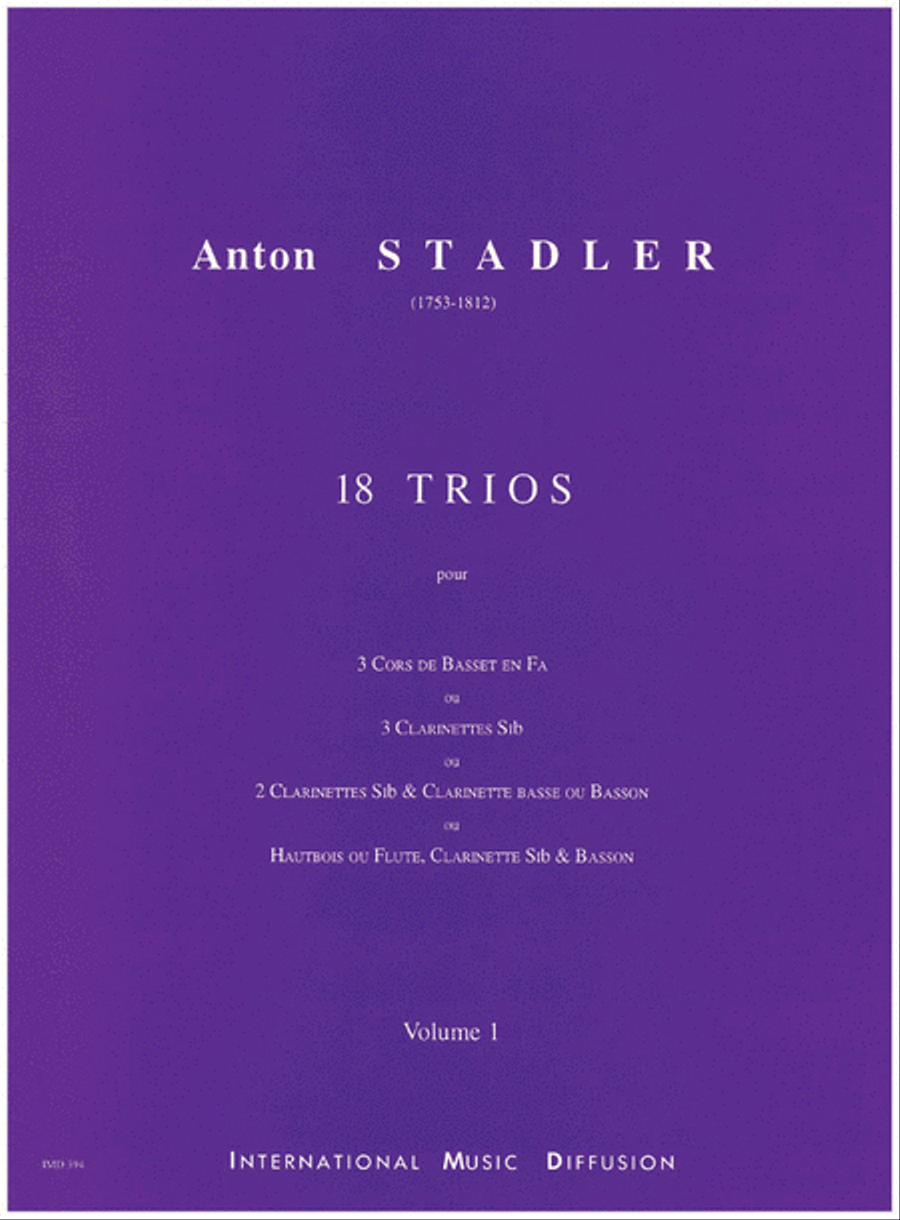 18 Trios - Volume 1 School and Community scores gallery preview page 1