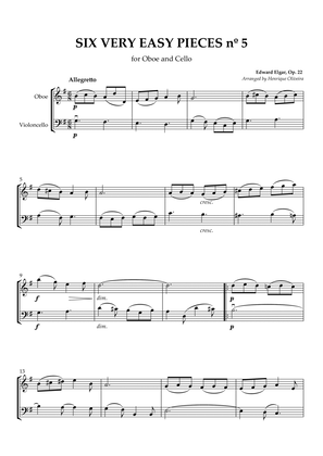 Six Very Easy Pieces nº 5 (Allegretto) - Oboe and Cello