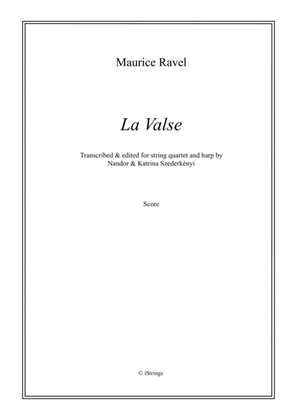 La Valse for string quartet & harp (score only)