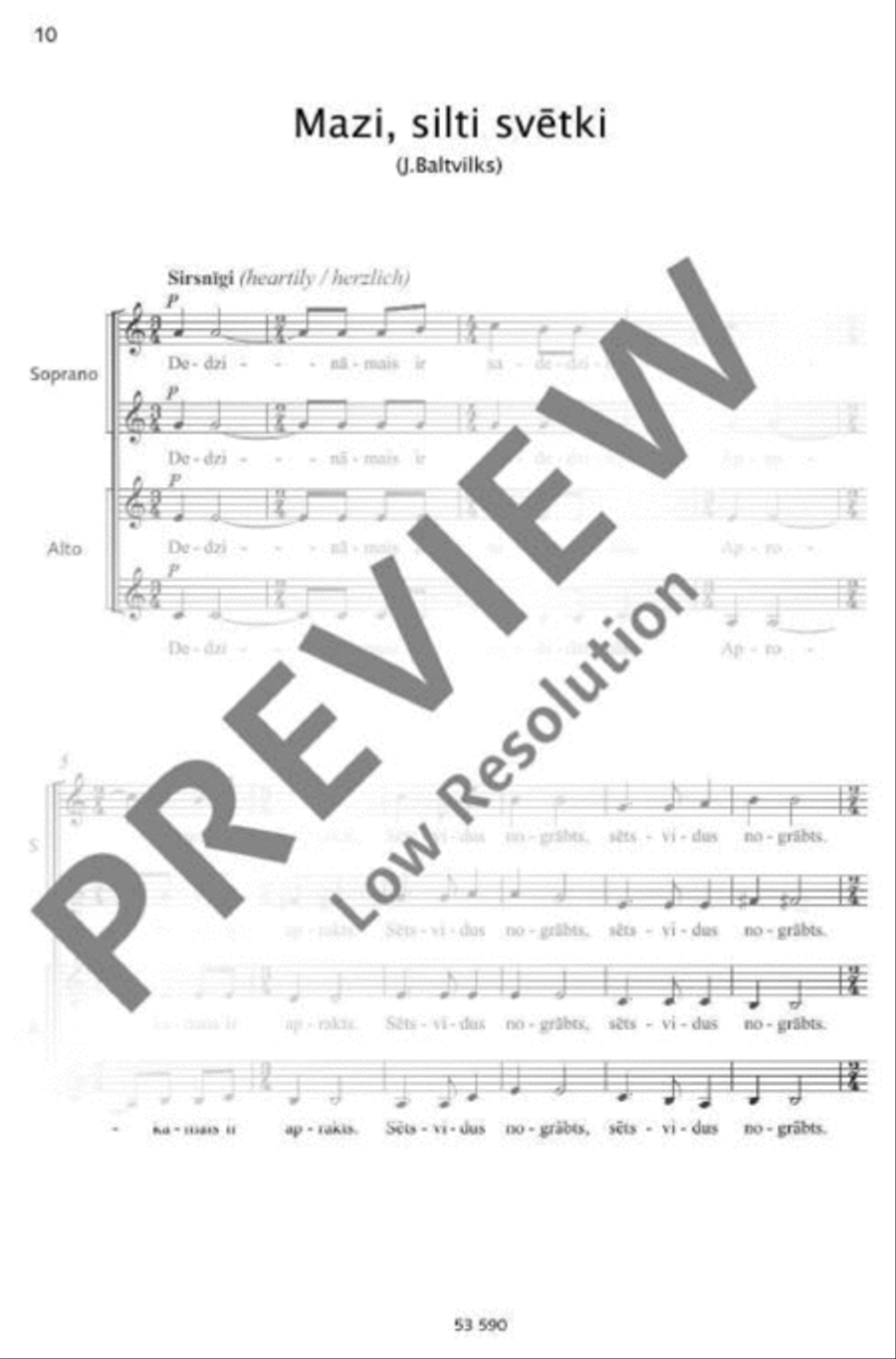 Skumjas Skumjas Women's Choir scores gallery preview page 11
