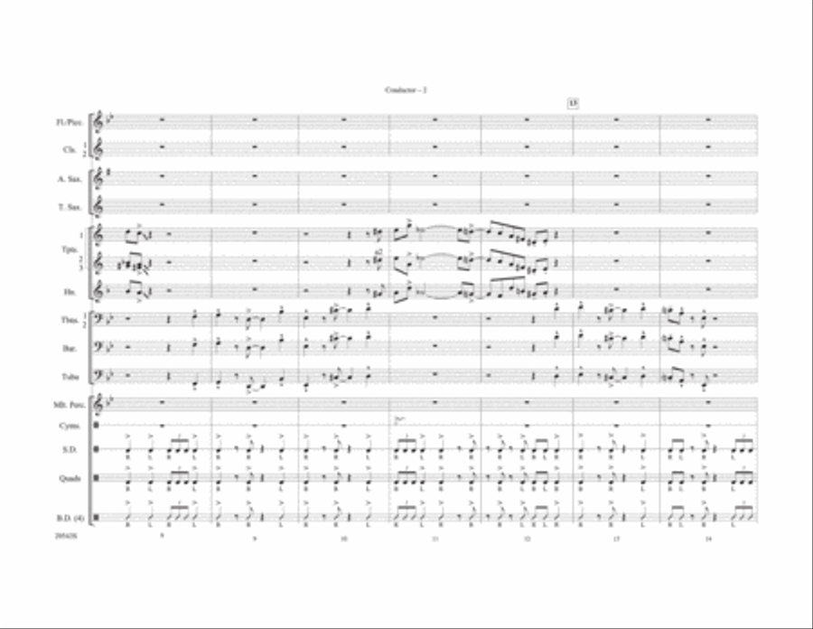 Sing Sang Sung Marching Band scores gallery preview page 3