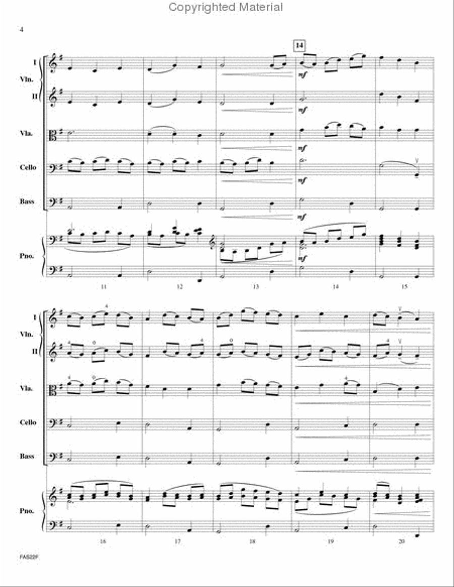 The Ash Grove The Ash Grove String Orchestra scores gallery preview page 3