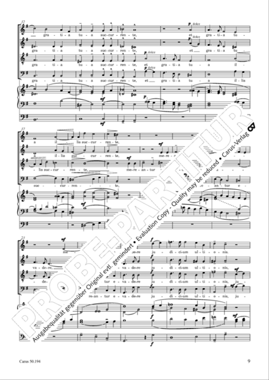 Requiem in D minor 4-Part scores gallery preview page 10
