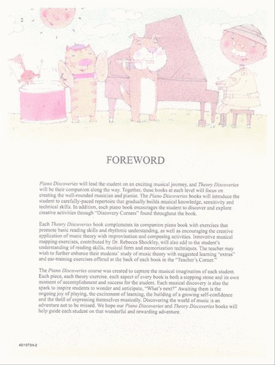 Piano Discoveries Theory Book 1B Piano Method scores gallery preview page 2