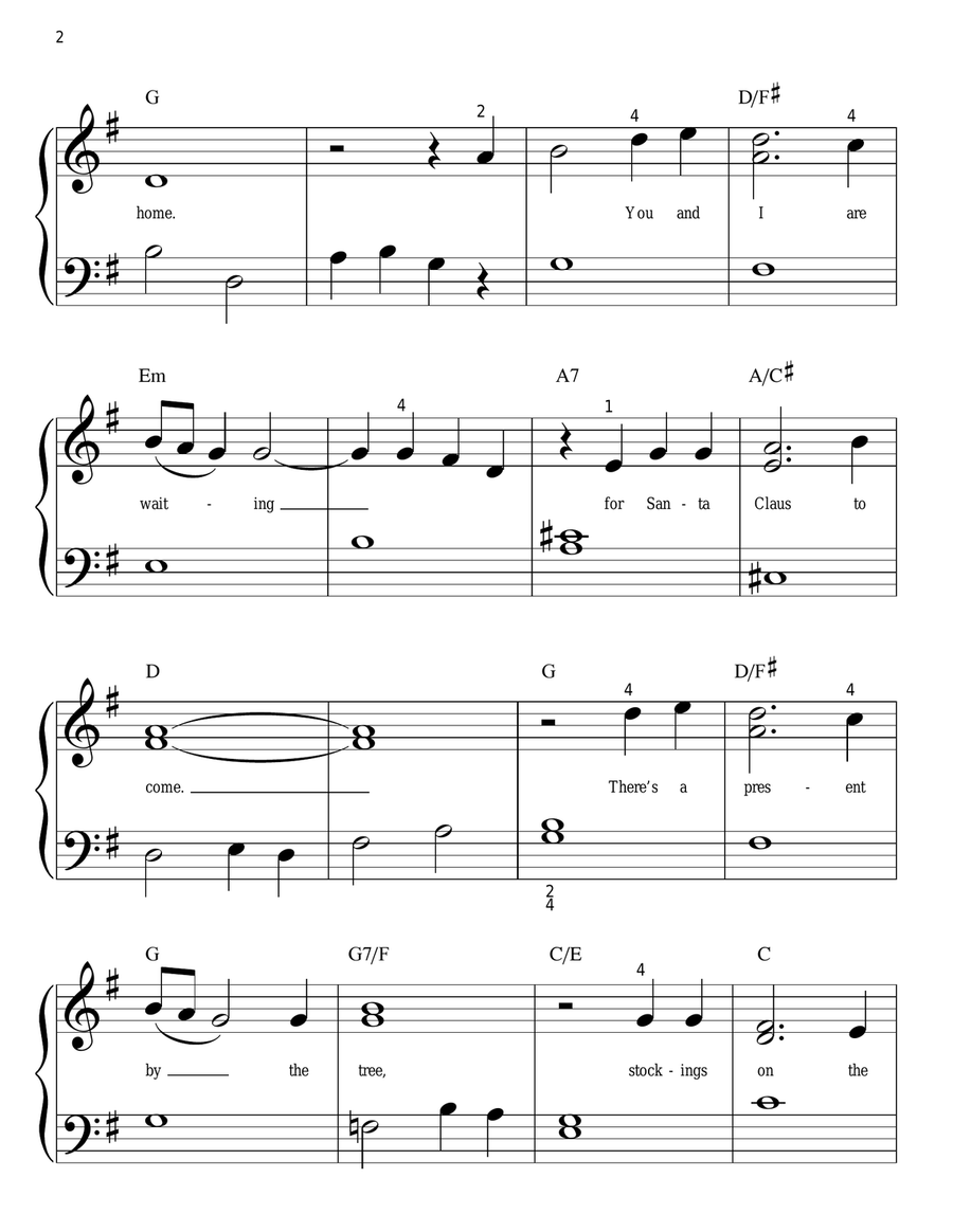 The Greatest Gift Of All Easy Piano scores gallery preview page 2
