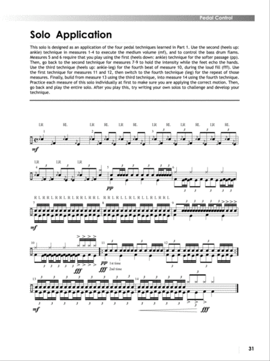 Pedal Control Percussion scores gallery preview page 6