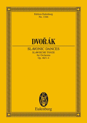 Book cover for Slavonic Dances, Op. 46/1-4