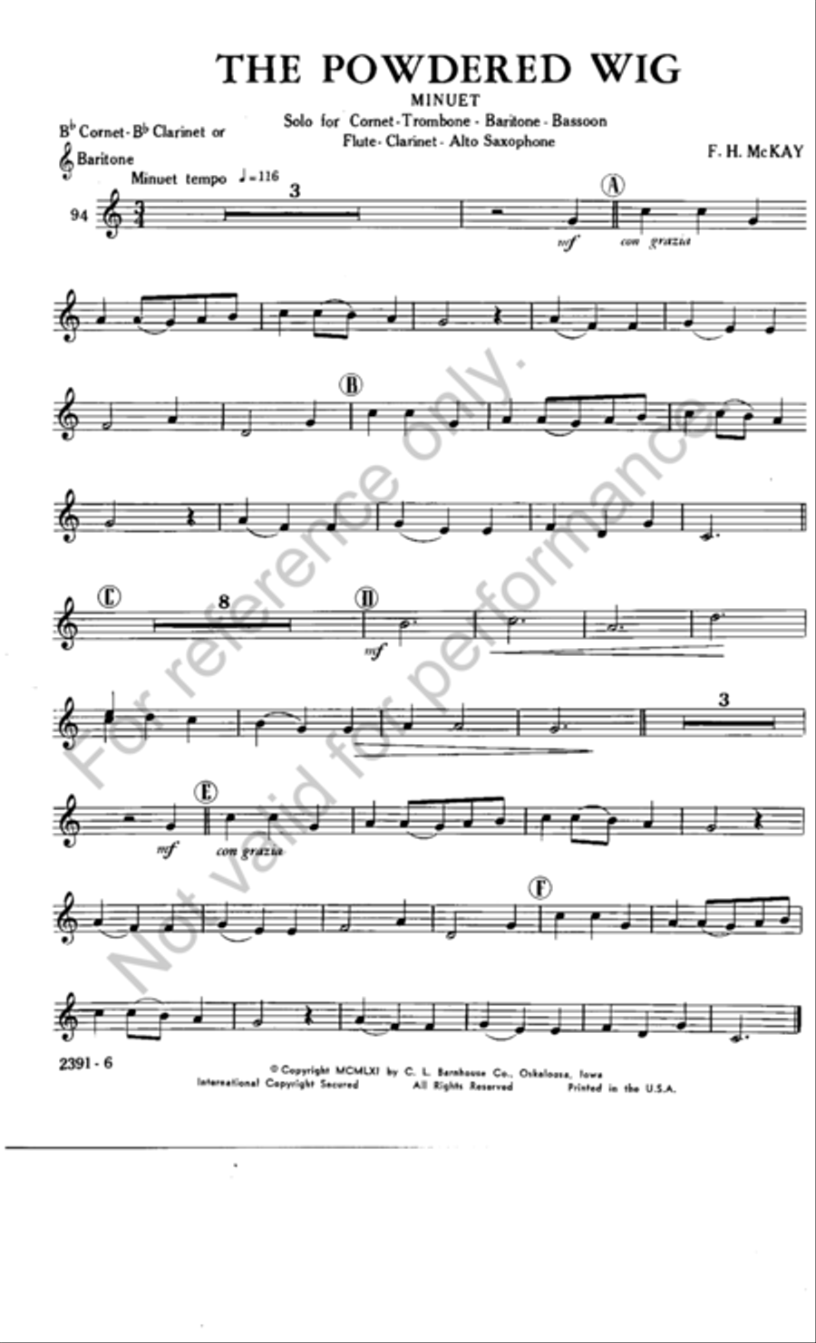 The Powdered Wig The Powdered Wig Trumpet Solo scores gallery preview page 2