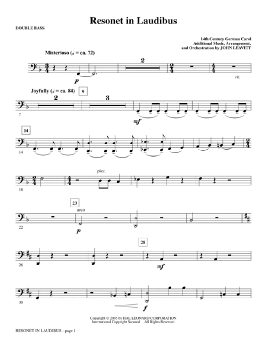 What Sweeter Music (A Cantata For Christmas) - Double Bass Choir scores gallery preview page 6