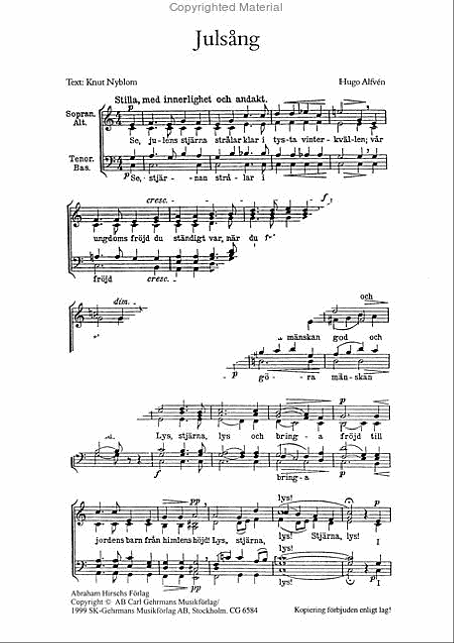 Julsang Choir scores gallery preview page 2