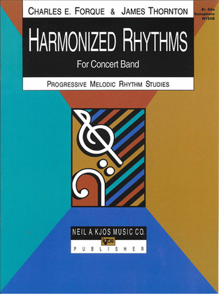 Book cover for Harmonized Rhythms - Eb Alto Saxophone