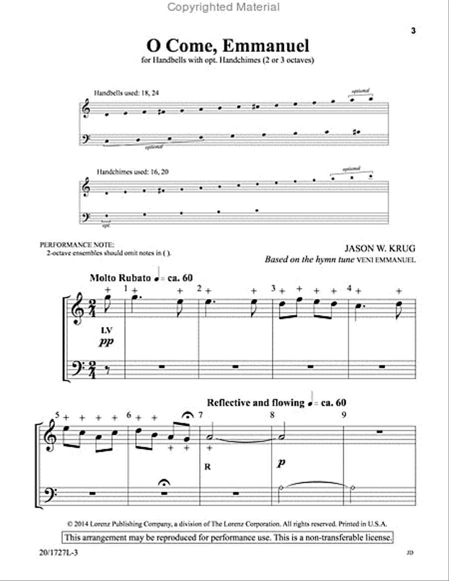 Celebrating the Seasons Celebrating the Seasons 3-Octaves scores gallery preview page 3