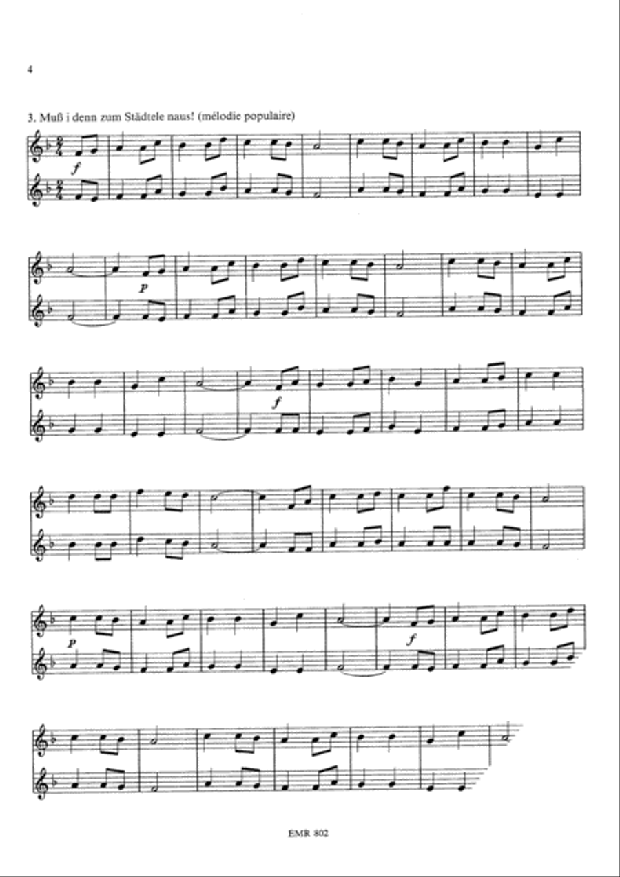 Duet Album Vol. 2 Clarinet Duet scores gallery preview page 5