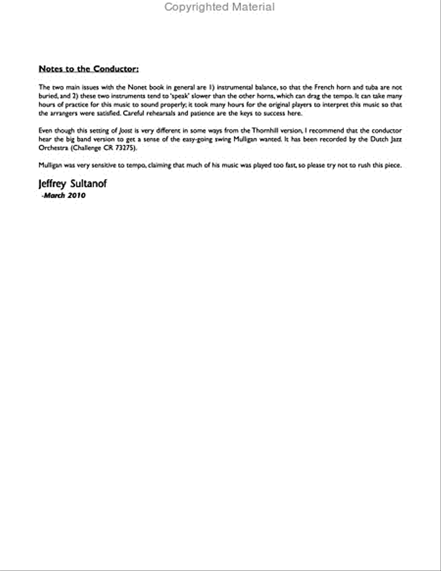 Joost At The Roost Tenor Saxophone scores gallery preview page 4