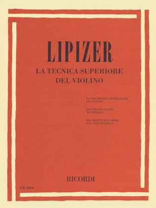 Book cover for Advanced Violin Technique