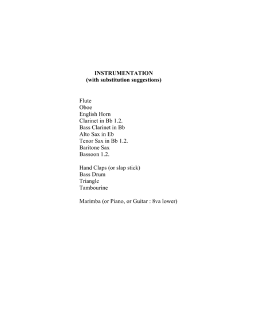Fortuna Dances from The Satyricon Ballet for Woodwinds and Percussion Ensemble Fortuna Dances from The Satyricon Ballet for Woodwinds and Percussion Ensemble Percussion Ensemble scores gallery preview page 4