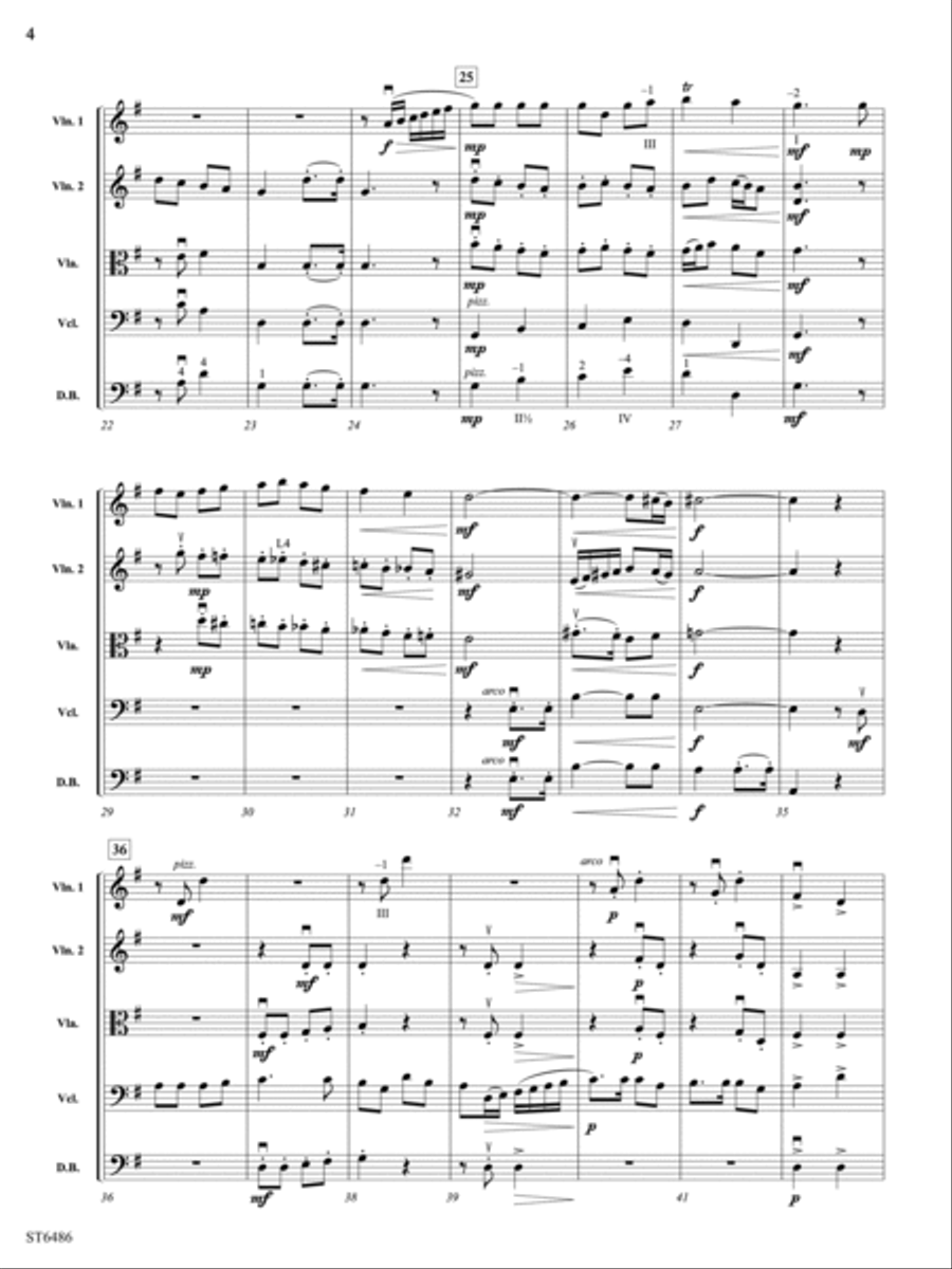 Suite Versailles: Score String Orchestra scores gallery preview page 4