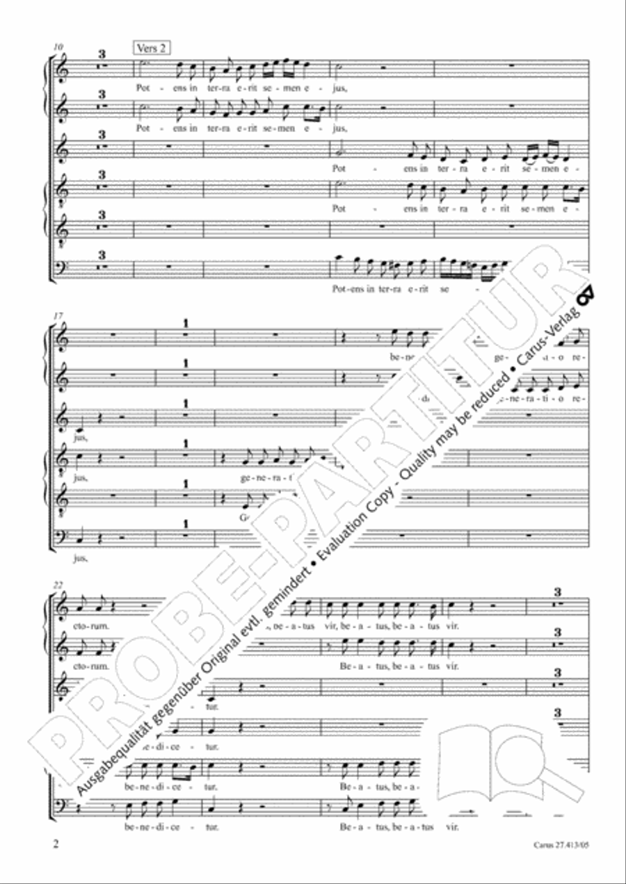 Beatus Primo Beatus Primo Choir scores gallery preview page 3