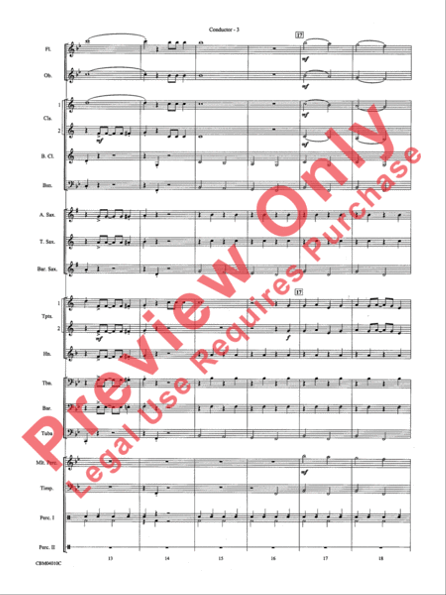 Anything Goes Concert Band scores gallery preview page 5