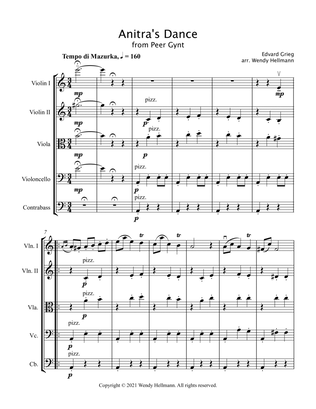Anitra's Dance (for String Orchestra/Quintet)