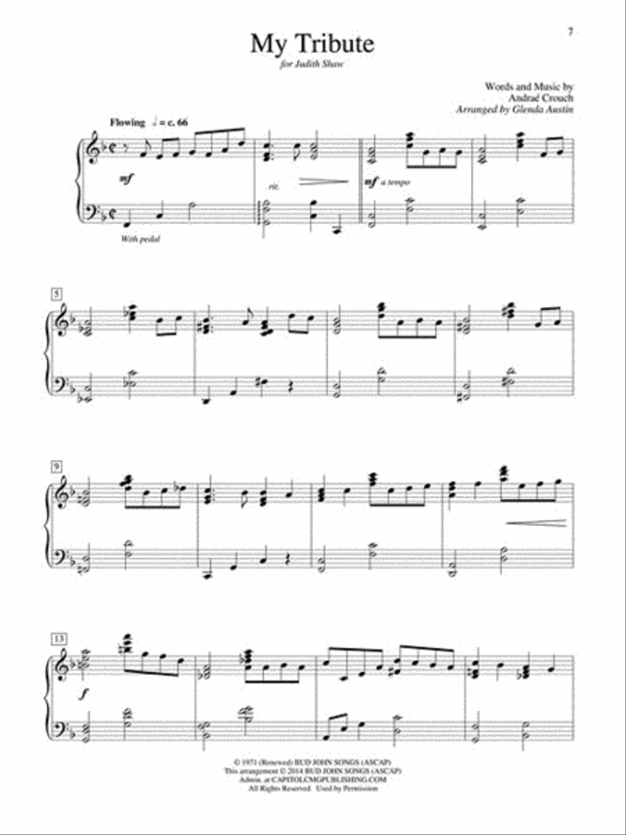 Solos for the Sanctuary – Gospel Piano Solo scores gallery preview page 4