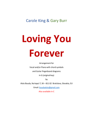Book cover for Loving You Forever