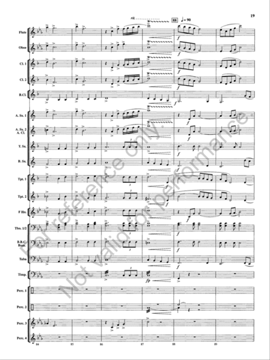 Tempest Rising Concert Band scores gallery preview page 20