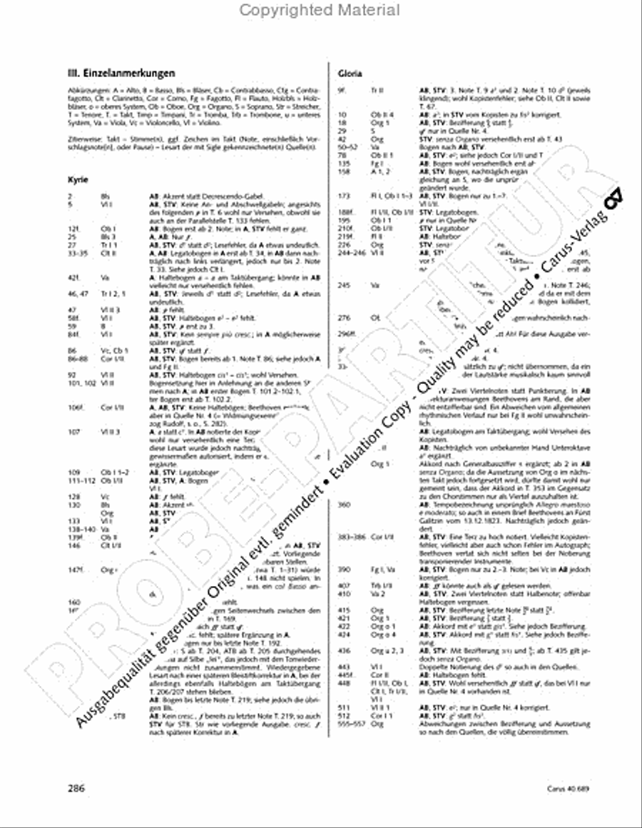 Missa solemnis 4-Part scores gallery preview page 302