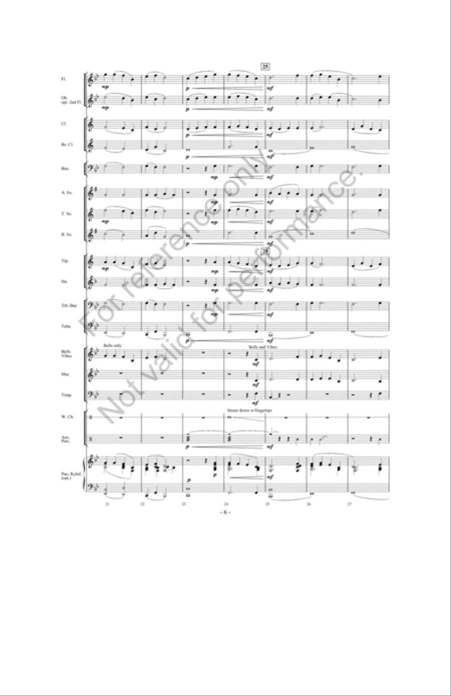 A Song For Peace A Song For Peace Concert Band scores gallery preview page 5