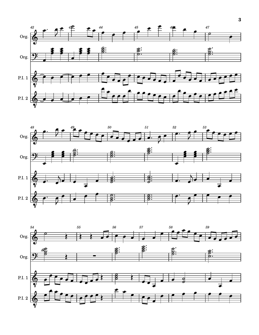 Variations of Bach Melodies No. 3 Harp scores gallery preview page 3