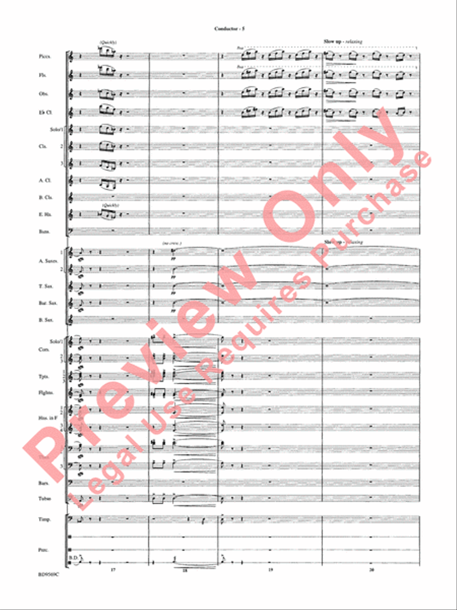 Jericho Concert Band scores gallery preview page 10