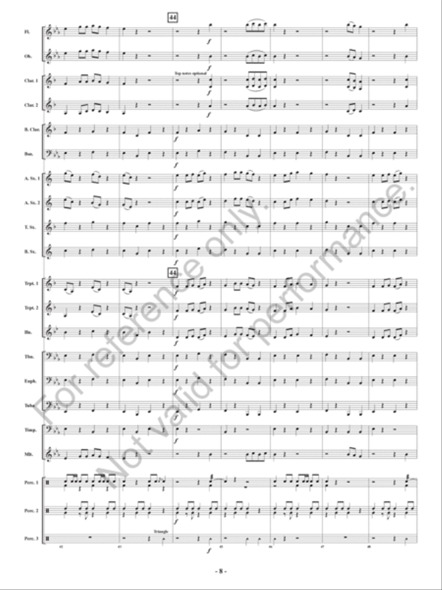 Axolotl Dance Axolotl Dance Concert Band scores gallery preview page 9