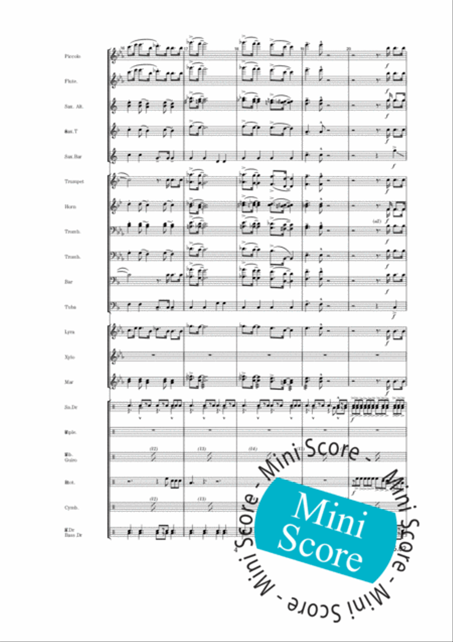 Rosevalley Blues Percussion scores gallery preview page 8