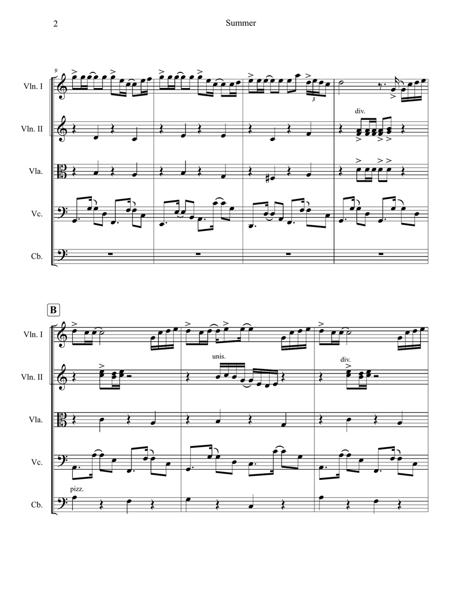 Summer String Orchestra scores gallery preview page 2
