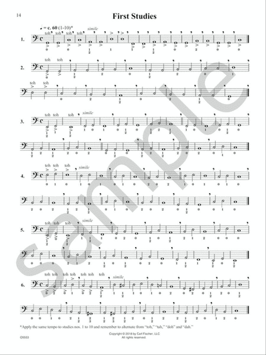 Complete Conservatory Method for CC Tuba Tuba scores gallery preview page 16