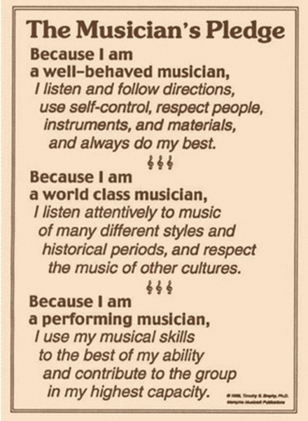 The Musician's Pledge - Poster