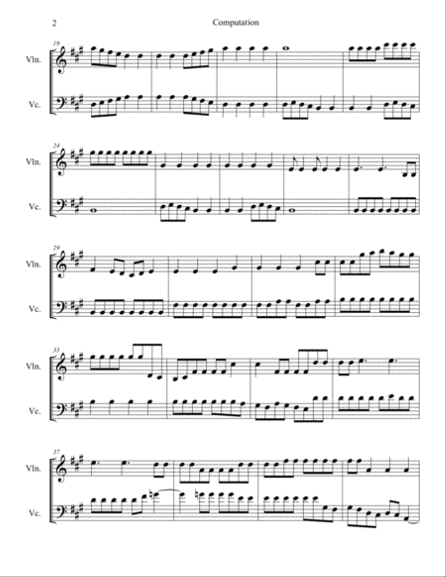 Computation Small Ensemble scores gallery preview page 2
