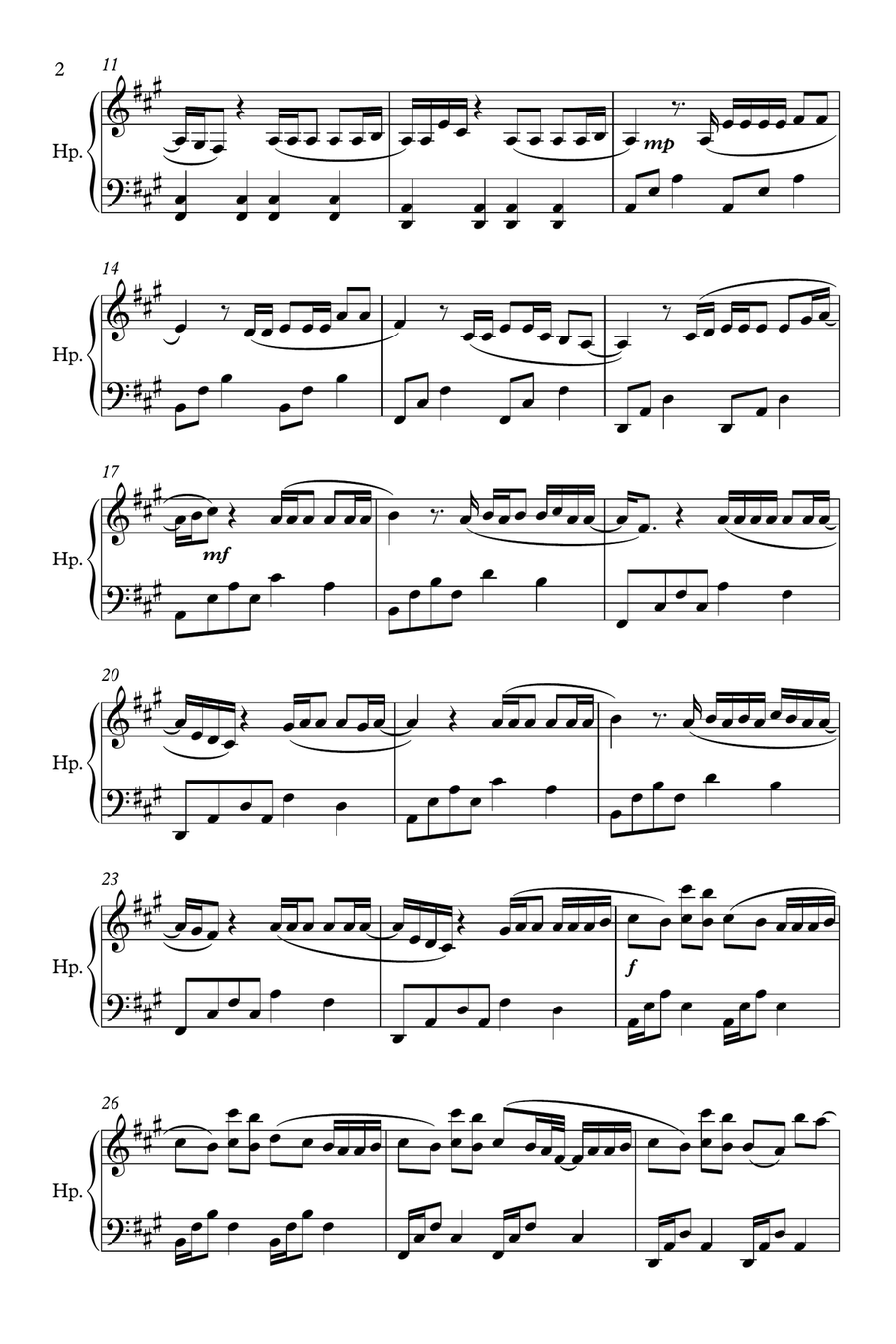 Halo Harp scores gallery preview page 2