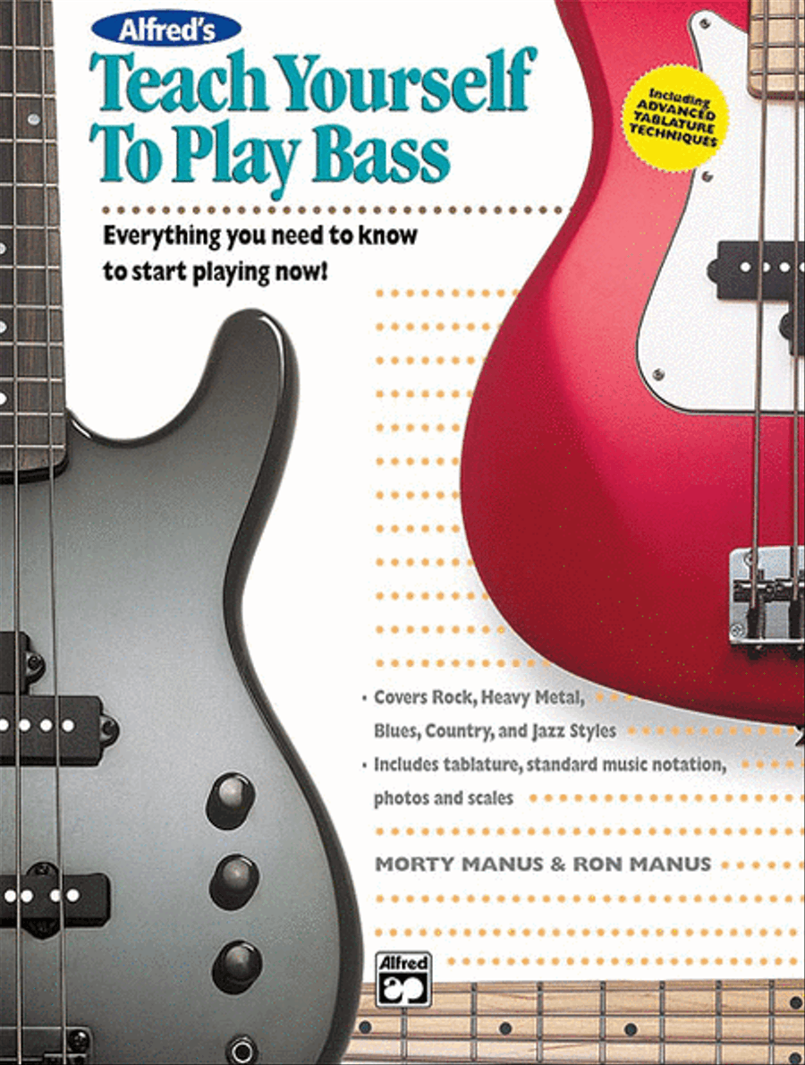 Alfred's Teach Yourself to Play Bass Bass Guitar scores gallery preview page 1
