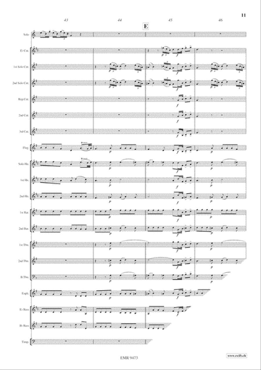 Sinfonia Pastorella Brass Band scores gallery preview page 12