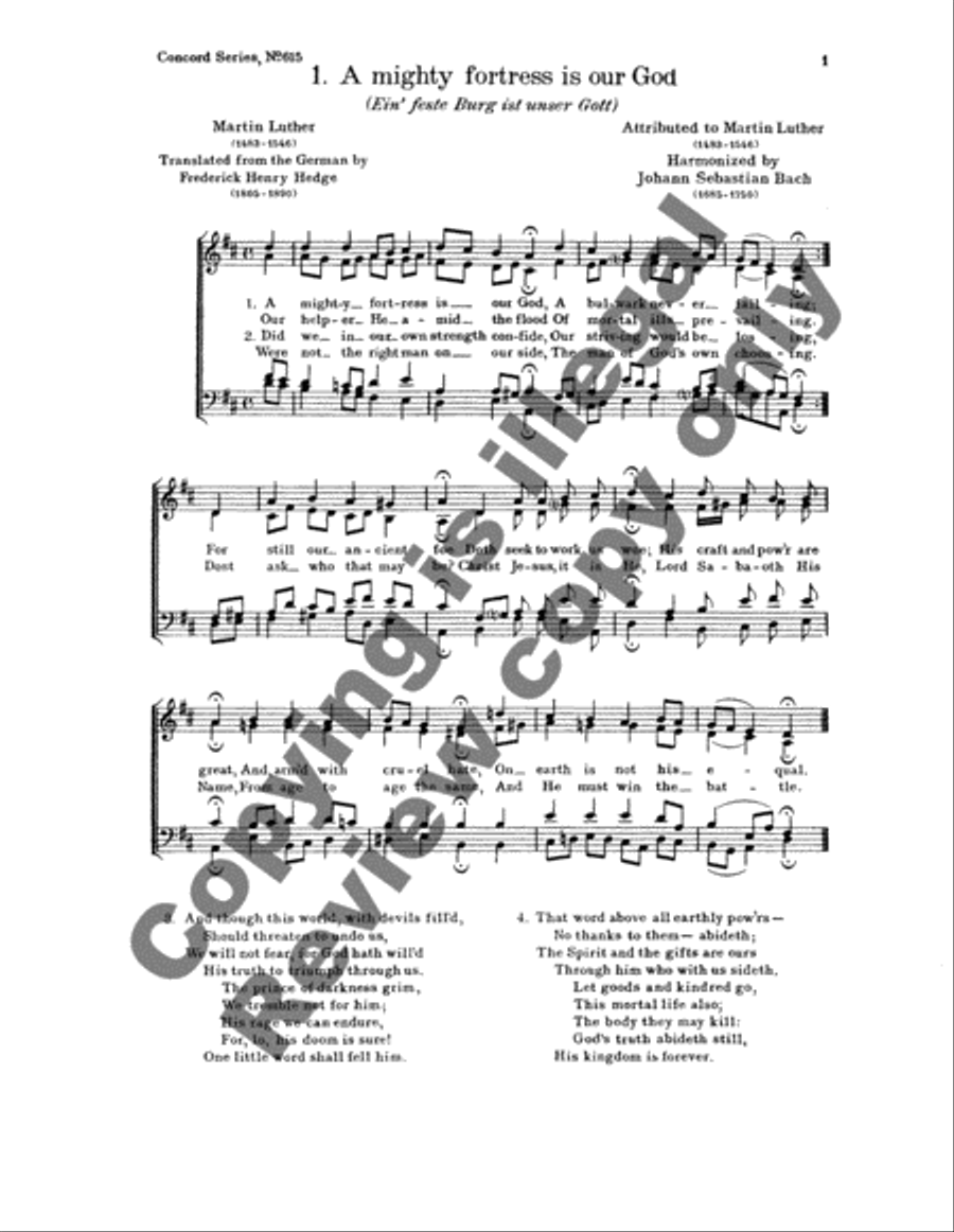 28 Chorales (Book II from 131 Chorales) 4-Part scores gallery preview page 4