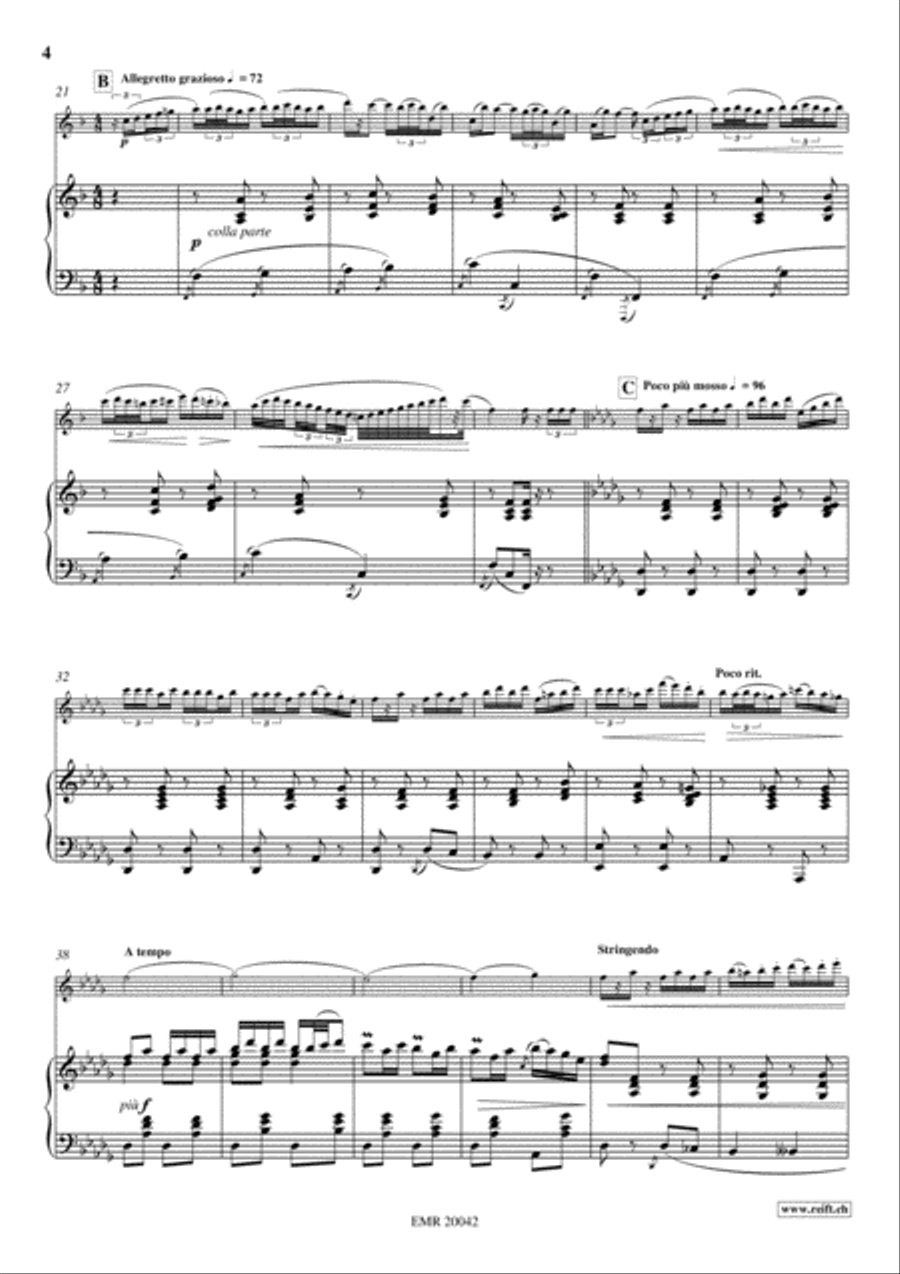 Ballet Scene Flute Solo scores gallery preview page 4